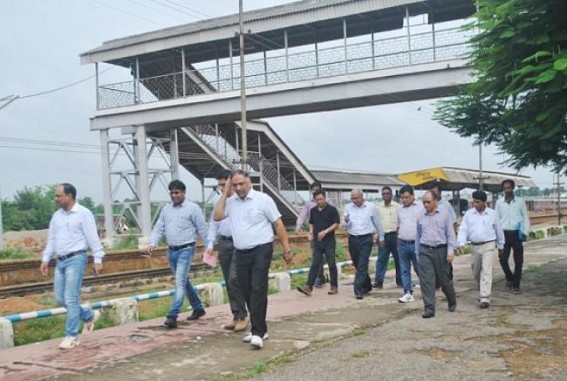 Indo-Bangla railway extension project aims to reduce project costs: Railways team in Tripura carries joint land survey Indo-Bangla railway extension project aims to reduce project costs: Railways team in Tripura carries joint land survey